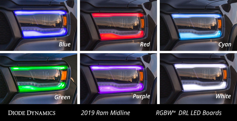 Diode Dynamics RGBW DRL LED Boards for 2019-2023 Ram 1500 Midline - DD2255 User 5