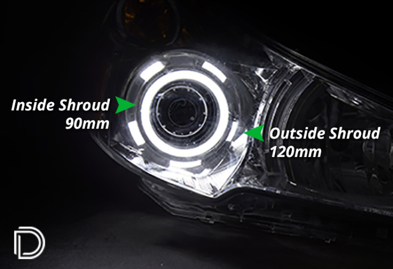 Diode Dynamics Halo Lights LED 90mm/120mm Switchback Four - DD2269 User 3