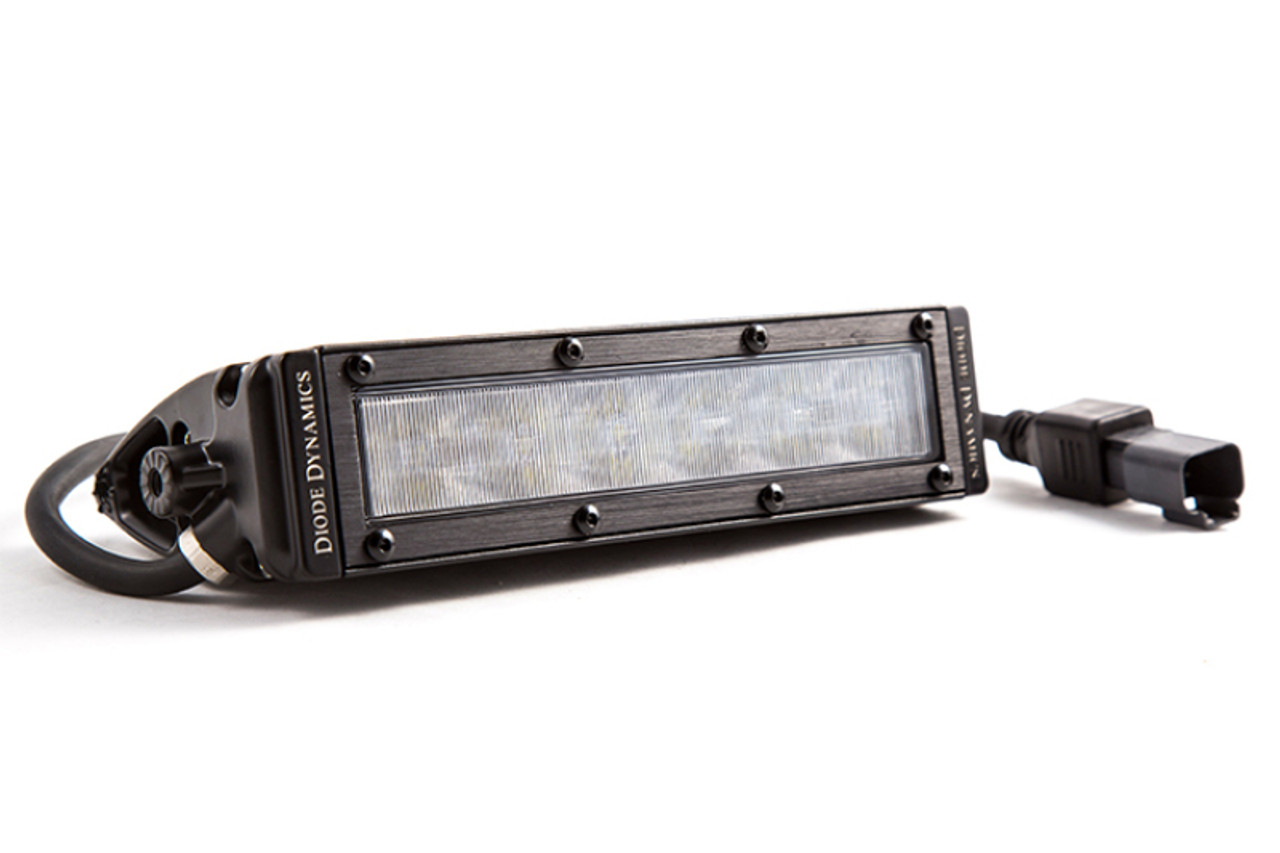 Diode Dynamics 6 In LED Light Bar Single Row Straight SS6 - White Wide Light Bar (Single) - DD5022S