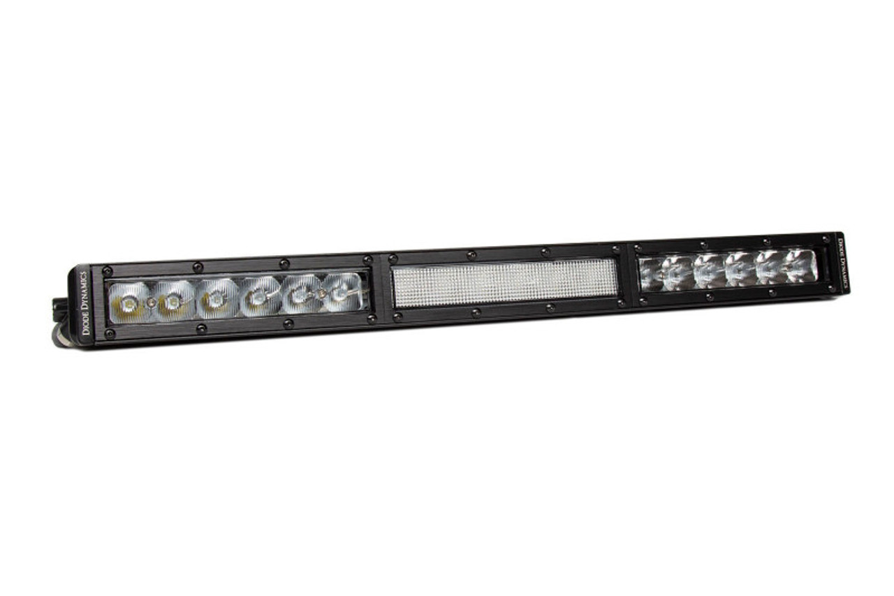 Diode Dynamics 18 In LED Light Bar Single Row Straight Clear Combo Each Stage Series - DD5030