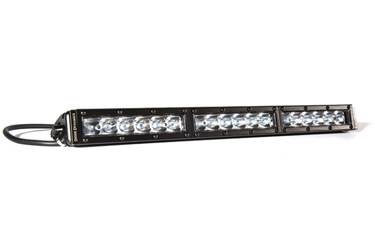 Diode Dynamics 18 In LED Light Bar Single Row Straight Clear Combo Each Stage Series - DD5030