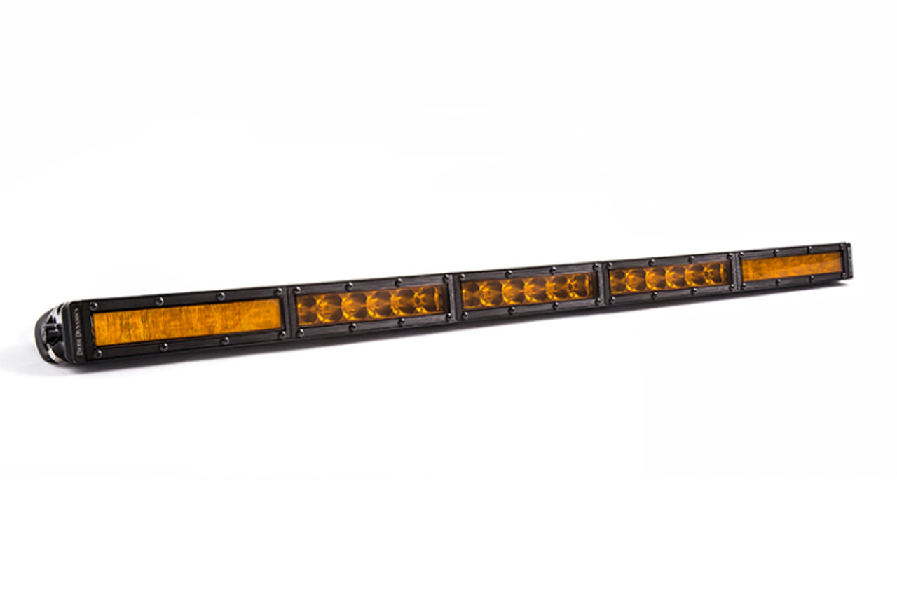 Diode Dynamics 30 In LED Light Bar Single Row Straight - Amber Combo Each Stage Series - DD5054