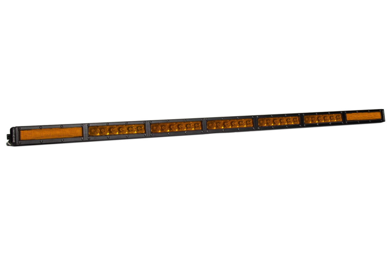 Diode Dynamics 42 In LED Light Bar Single Row Straight - Amber Combo Each Stage Series - DD5056