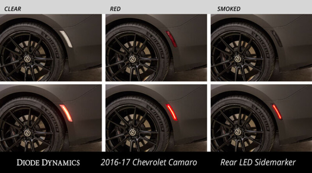 Diode Dynamics 16-21 Chevrolet Camaro LED Sidemarkers Smoked (set) - DD5063