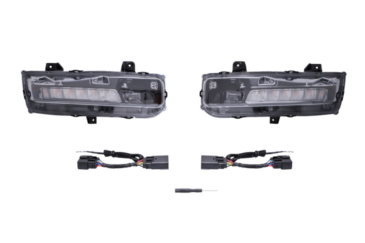 Diode Dynamics Elite Series Combination Fog Lamp for 18-21 Ford Mustang - Yellow (Pair) - DD5133