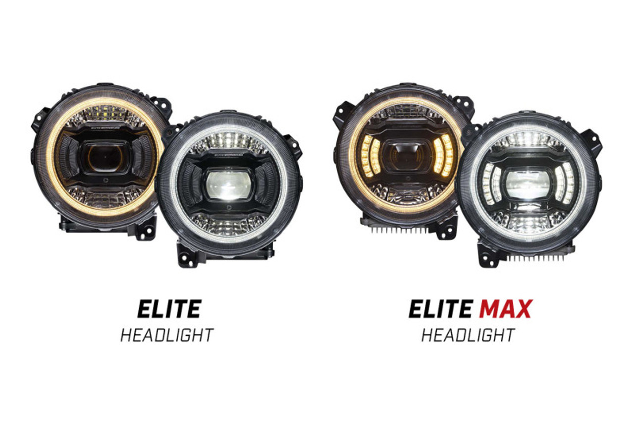 Diode Dynamics 18-23 Jeep JL Wrangler Elite LED Headlamps - DD5166