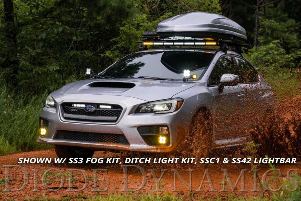 Diode Dynamics WRX 2015 SS6 LED Kit - Amber Driving - DD6010