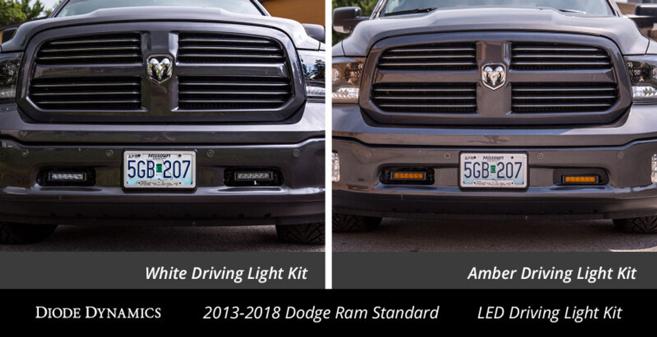 Diode Dynamics Ram 2013 Standard Stage Series 6 In Kit - White Wide - DD6013