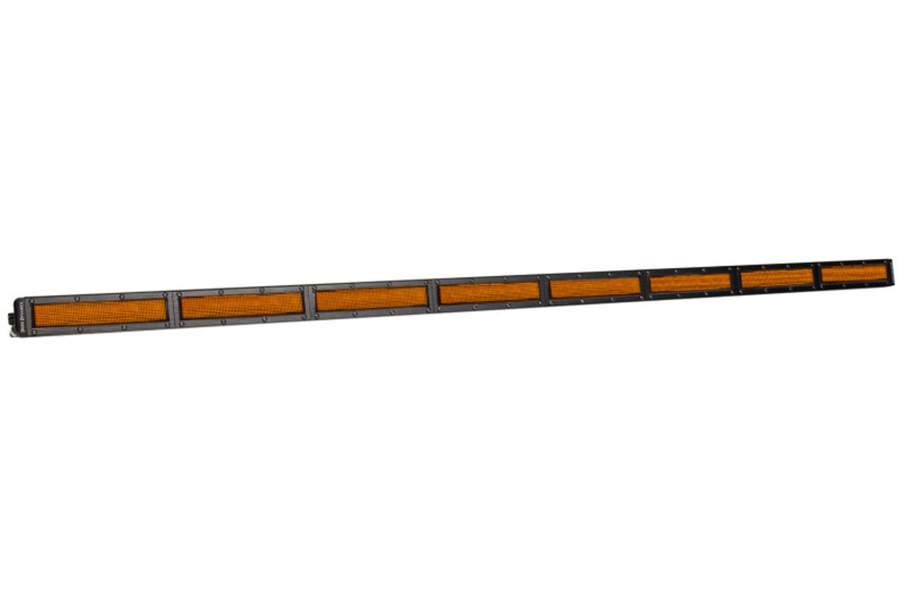 Diode Dynamics 50 In LED Light Bar Single Row Straight - Amber Flood Each Stage Series - DD6047