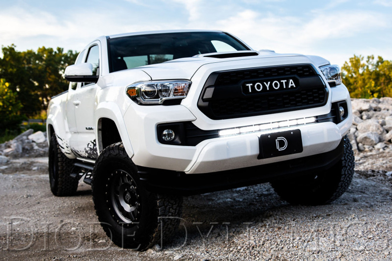 Diode Dynamics 16-21 Toyota Tacoma SS30 Stealth Lightbar Kit - Amber Driving - DD6073