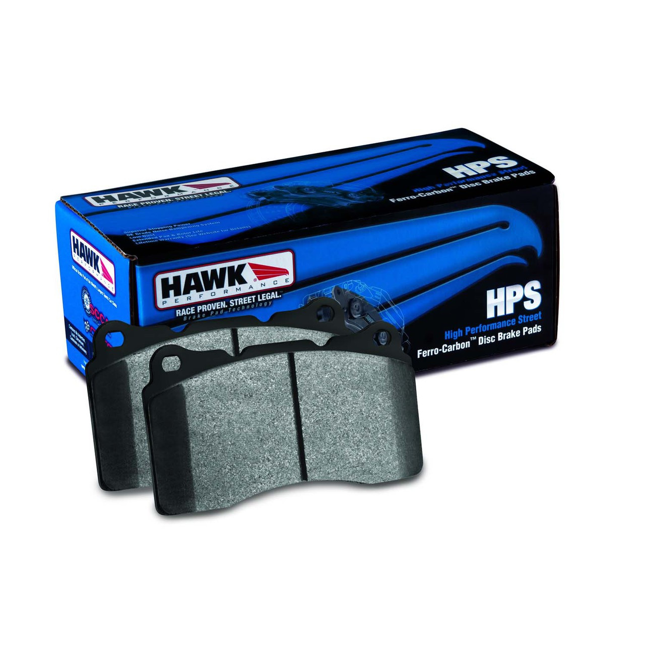 Hawk HPS Brake Pads - Rear - 09-19 CTS-V / 12-24 Camaro ZL1 / Dodge Hellcat (HB194F.570)