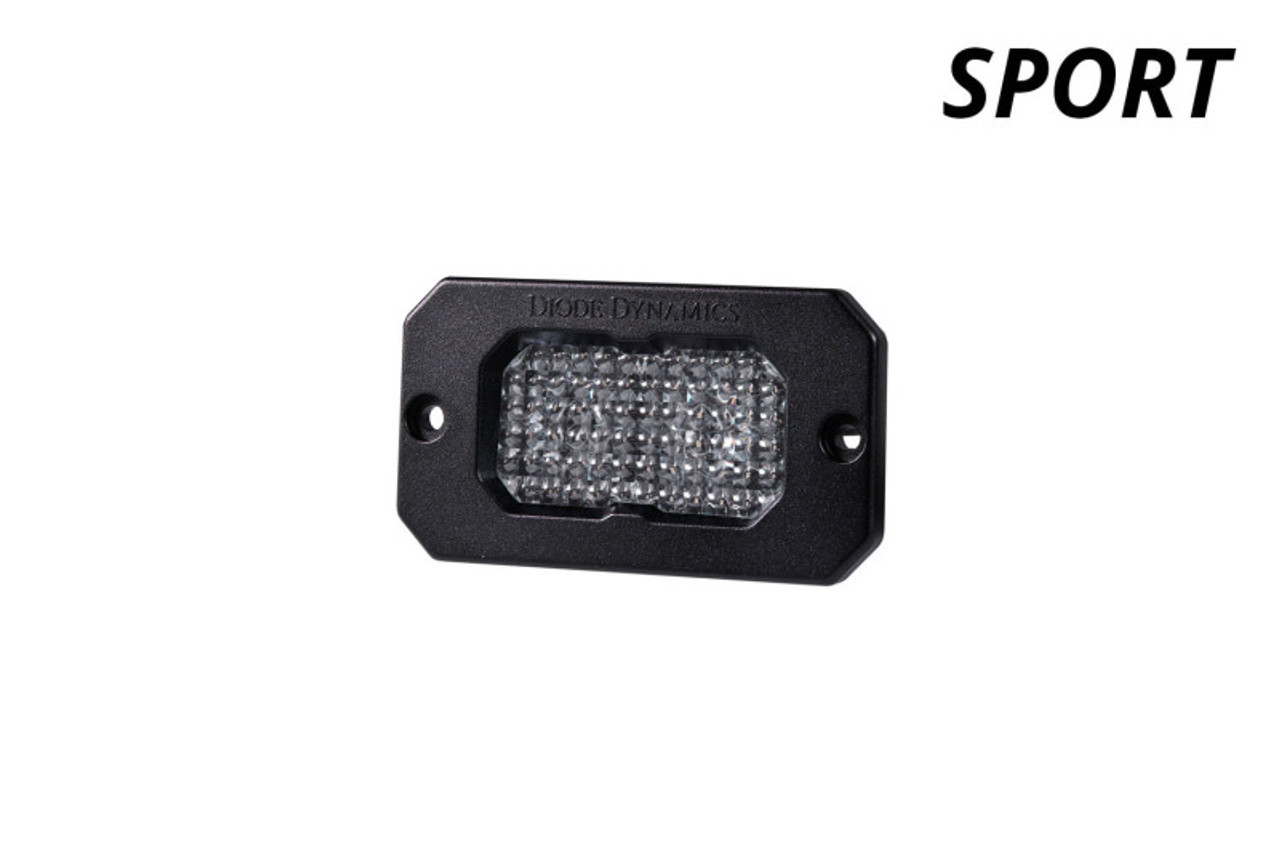 Diode Dynamics Stage Series 2 In LED Pod Sport - White Flood Flush RBL Each - DD6428S
