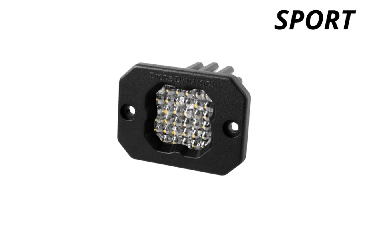 Diode Dynamics Stage Series C1 LED Pod Sport - White Flood Flush ABL Each - DD6470S