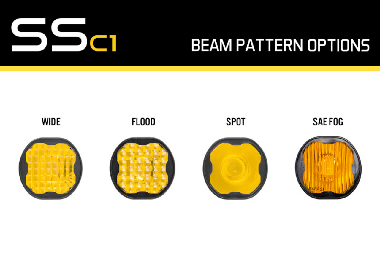 Diode Dynamics Stage Series C1 Lens Spot - Yellow - DD6528