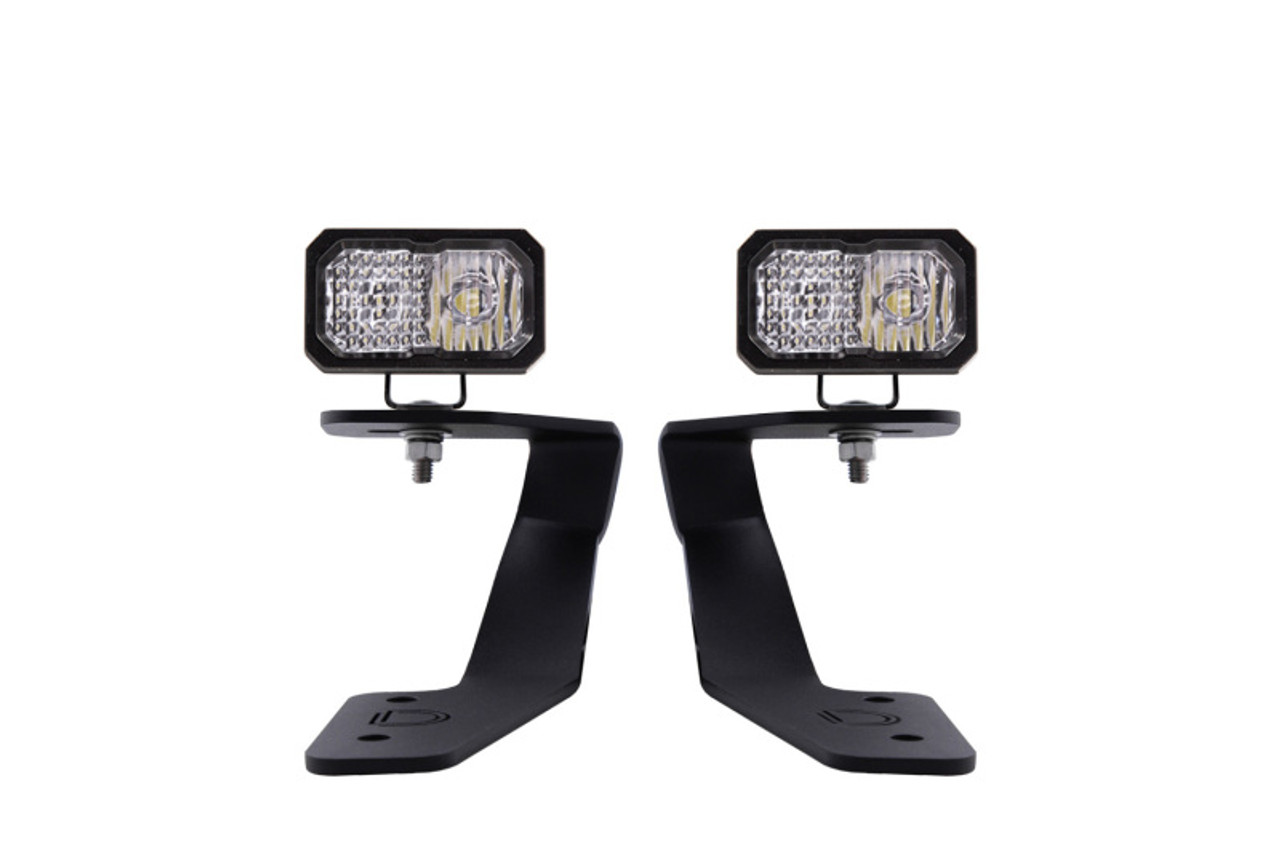 Diode Dynamics 18-21 Subaru Crosstrek Stage Series 2in LED Ditch Light Kit Sport - White Combo - DD6562