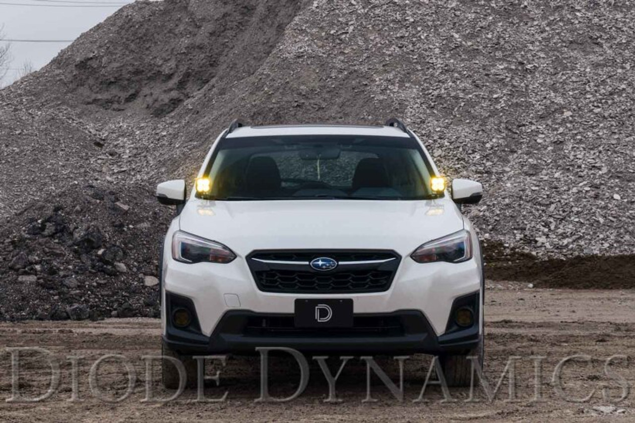 Diode Dynamics 18-21 Subaru Crosstrek Stage Series 2in LED Ditch Light Kit Sport - White Combo - DD6562