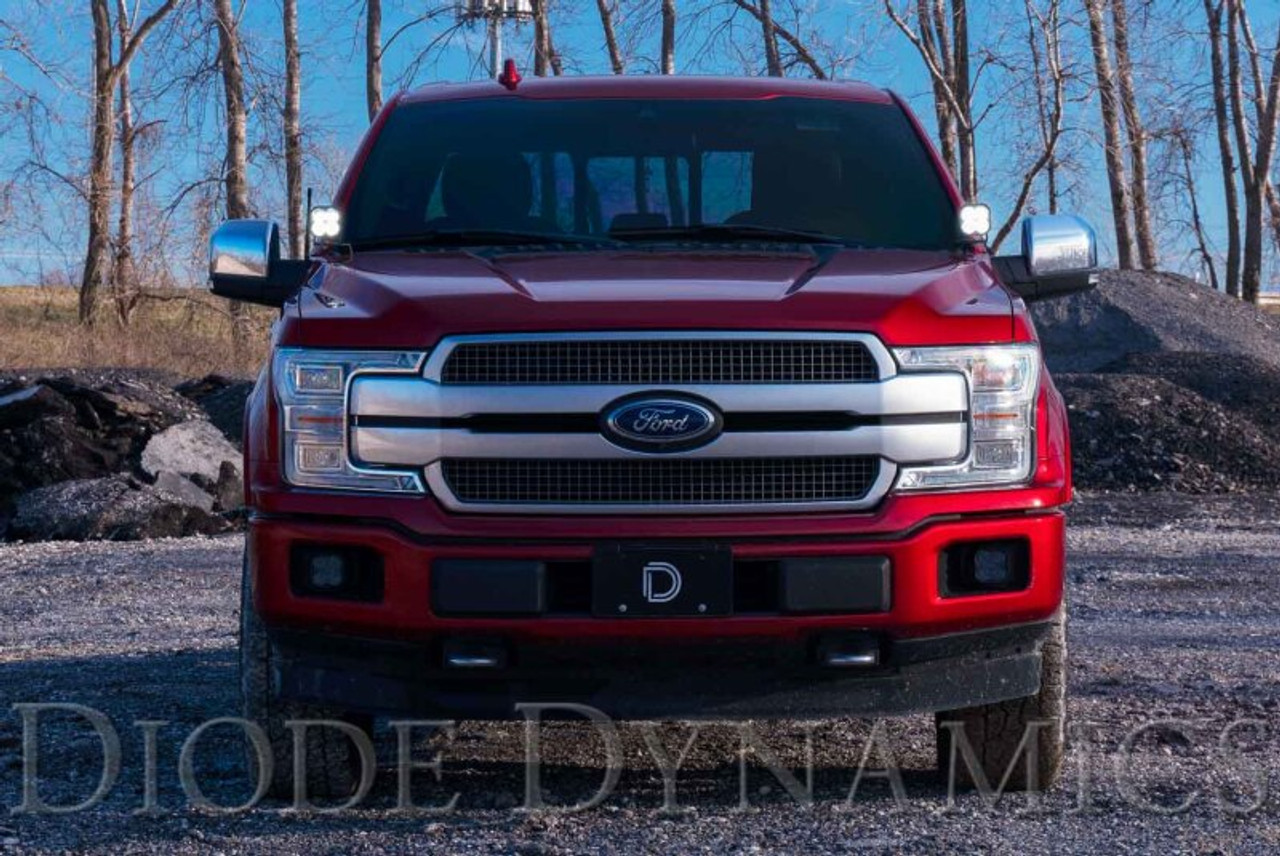 Diode Dynamics 15-20 Ford F-150/Raptor Sport SS3 LED Ditch Light Kit - Yellow Combo - DD6568