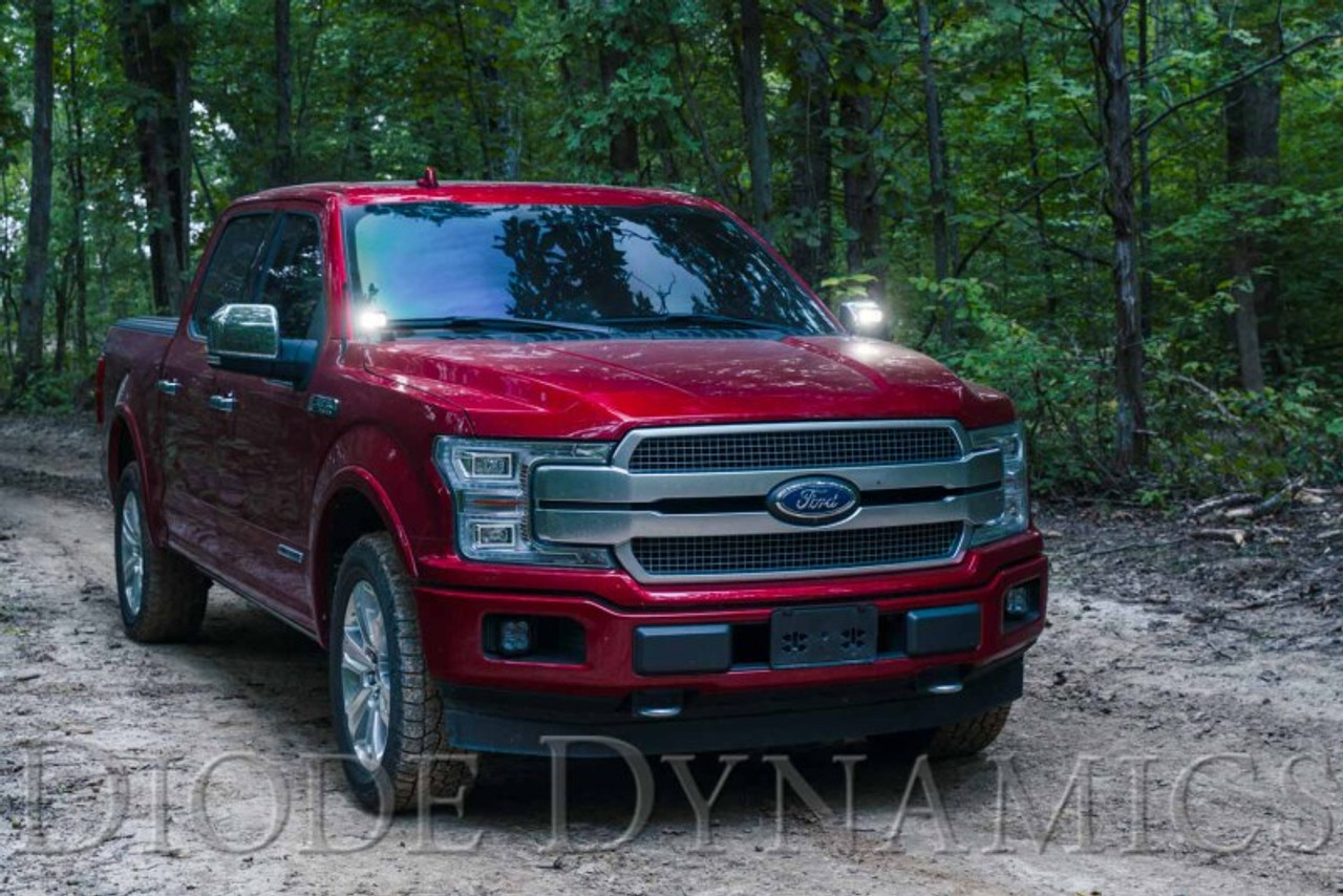 Diode Dynamics 15-20 Ford F-150/Raptor Pro SS3 LED Ditch Light Kit - Yellow Combo - DD6570