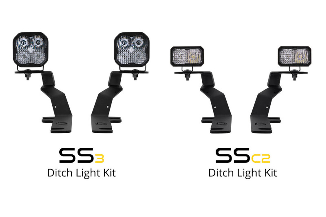 Diode Dynamics 15-20 Ford F-150/Raptor Pro SS3 LED Ditch Light Kit - Yellow Combo - DD6570