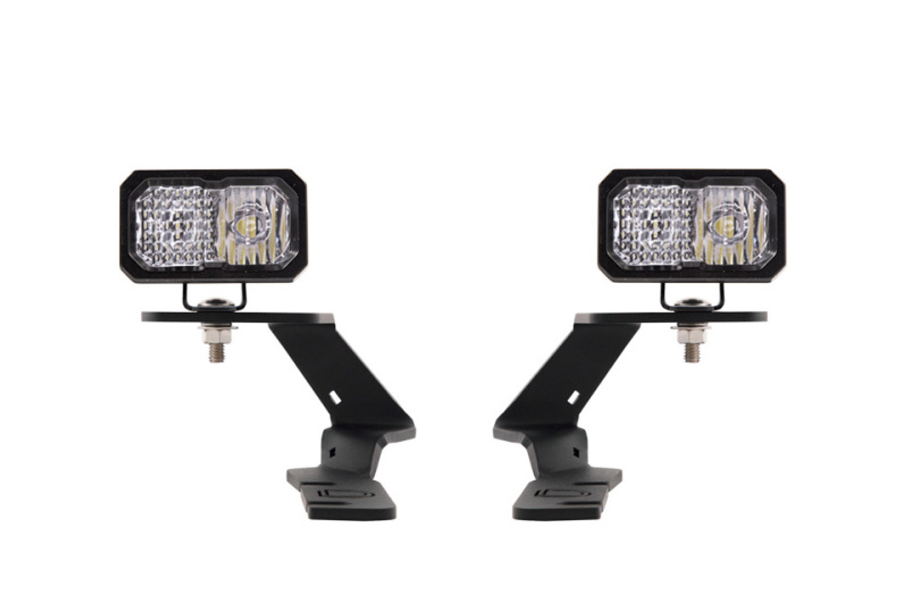 Diode Dynamics 19-21 Ford Ranger Stage Series 2in LED Ditch Light Kit Sport - White Combo - DD6587