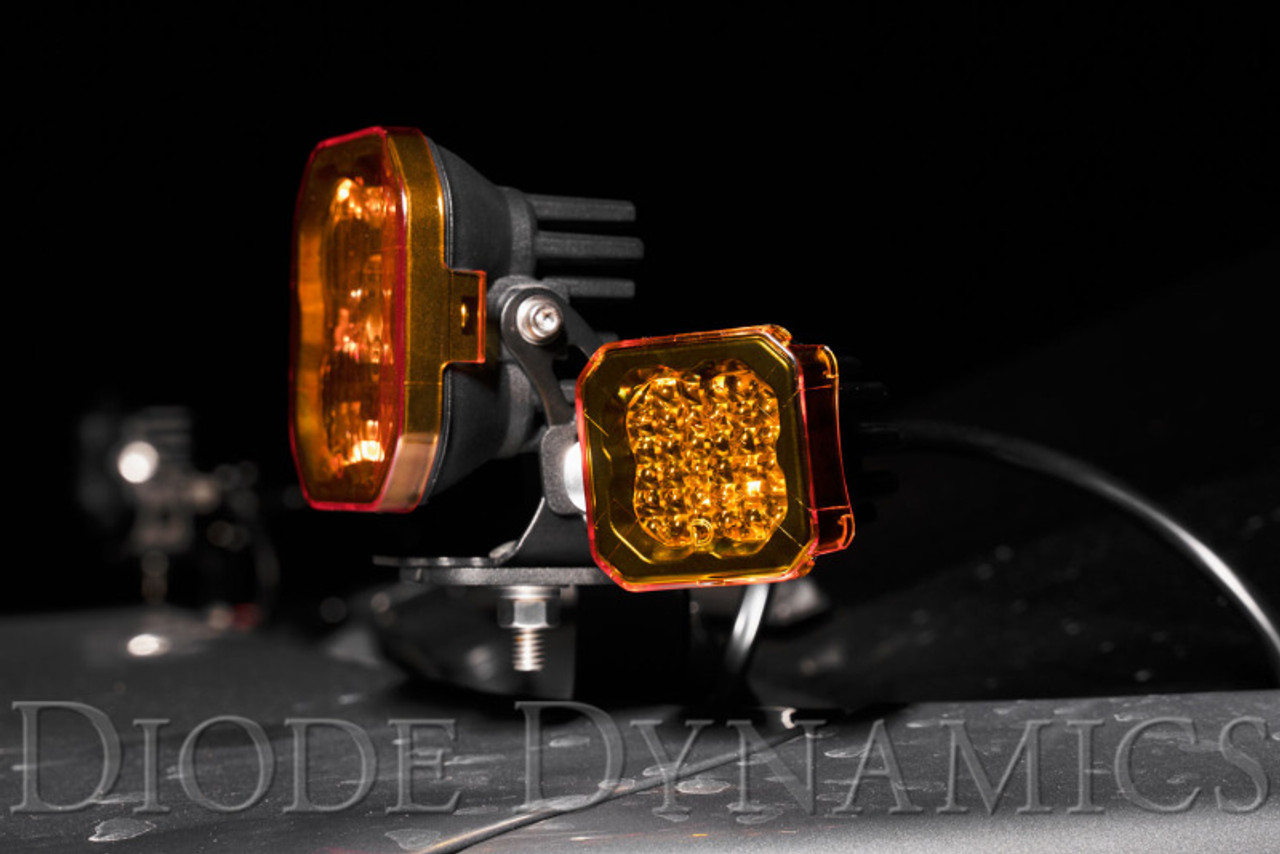 Diode Dynamics Stage Series C1 LED Pod Cover - Yellow Each - DD6605