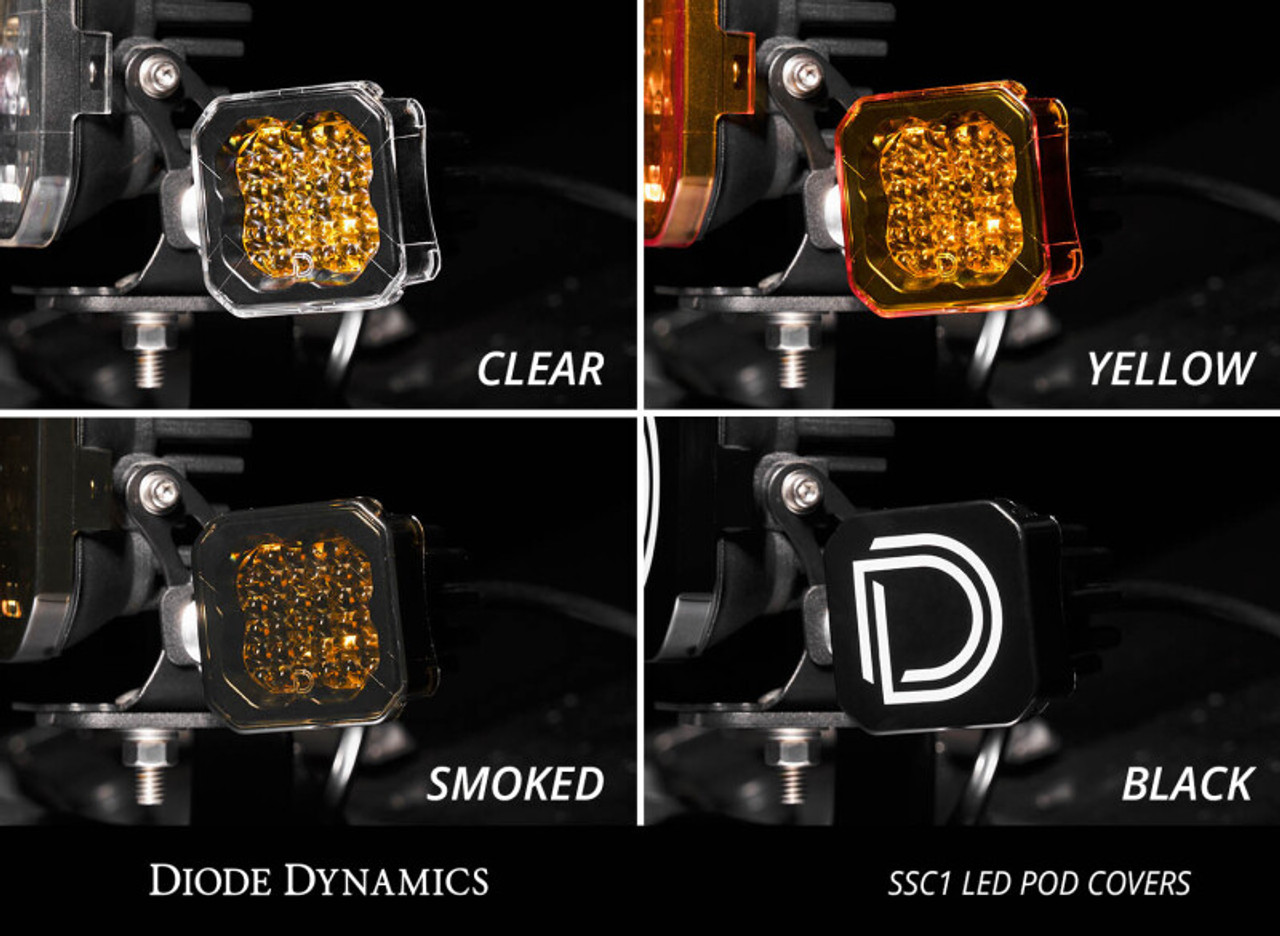Diode Dynamics Stage Series C1 LED Pod Cover - Yellow Each - DD6605