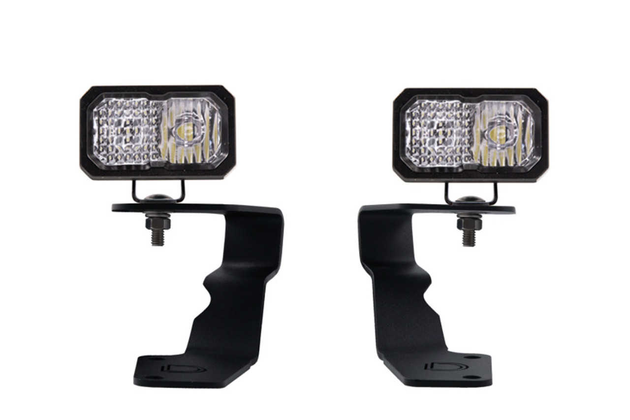Diode Dynamics 15-21 Subaru WRX/STi Pro Stage Series 2in LED Ditch Light Kit - White Combo - DD6616
