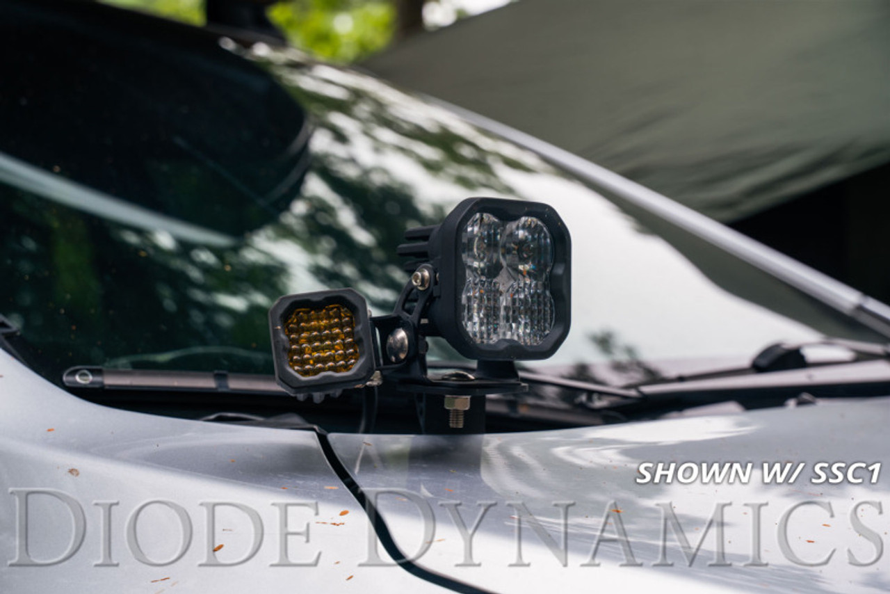 Diode Dynamics 15-21 Subaru WRX/STi Pro Stage Series 2in LED Ditch Light Kit - Yellow Combo - DD6617