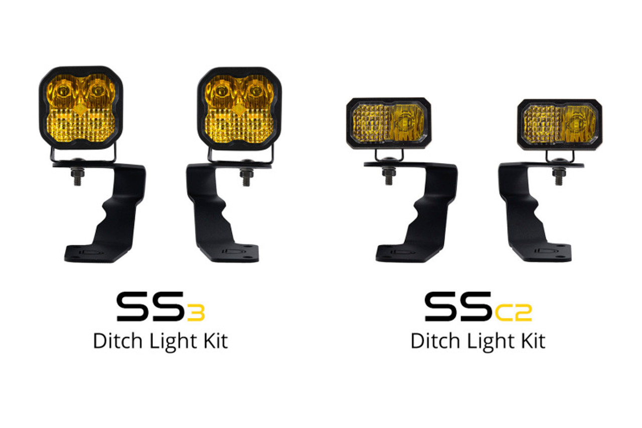 Diode Dynamics 15-21 Subaru WRX/STi Pro Stage Series 2in LED Ditch Light Kit - White Combo - DD6618