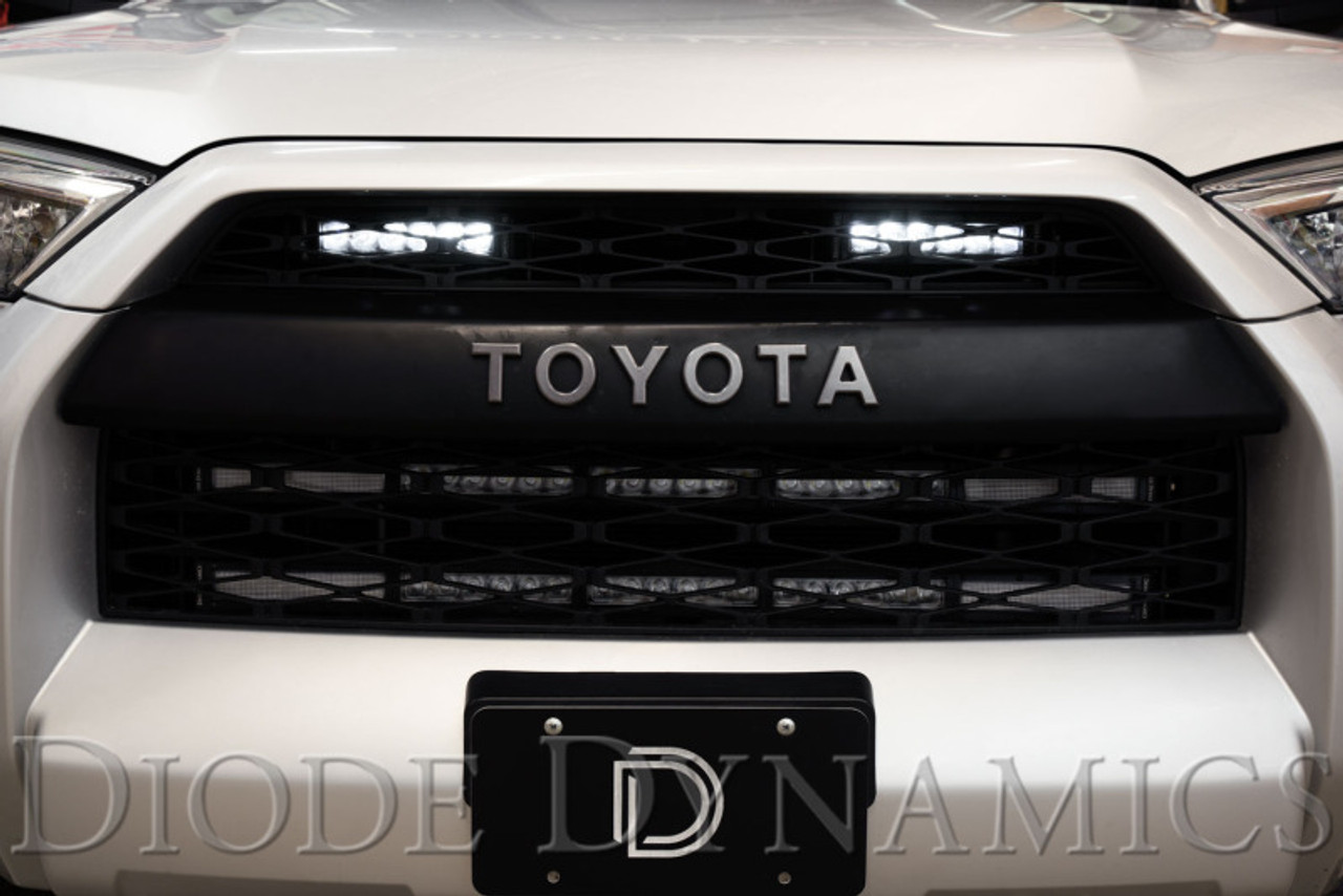 Diode Dynamics 14-21 Toyota 4Runner Stage Series SAE/DOT LED Lightbar Kit - Amber Driving - DD6757