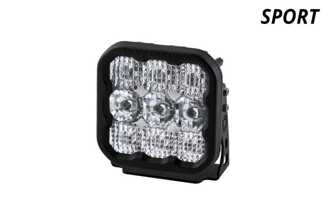 Diode Dynamics SS5 LED Pod Sport - White Combo (Single) - DD6769S