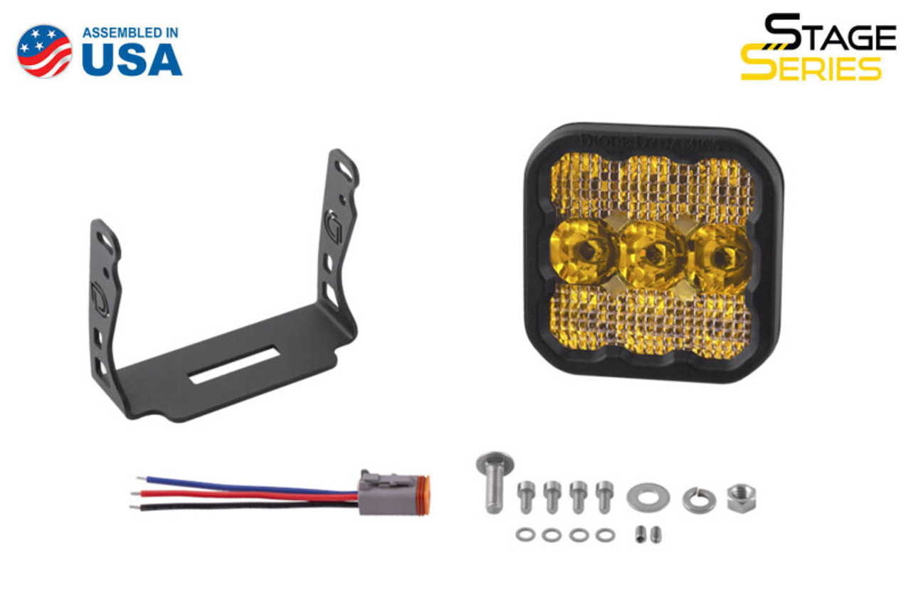 Diode Dynamics SS5 LED Pod Sport - Yellow Combo (Single) - DD6772S