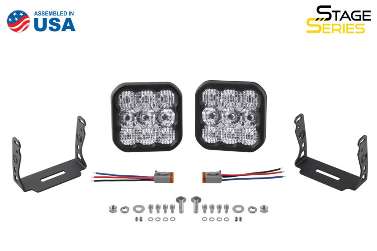 Diode Dynamics SS5 LED Pod Pro - White Flood (Pair) - DD6776P