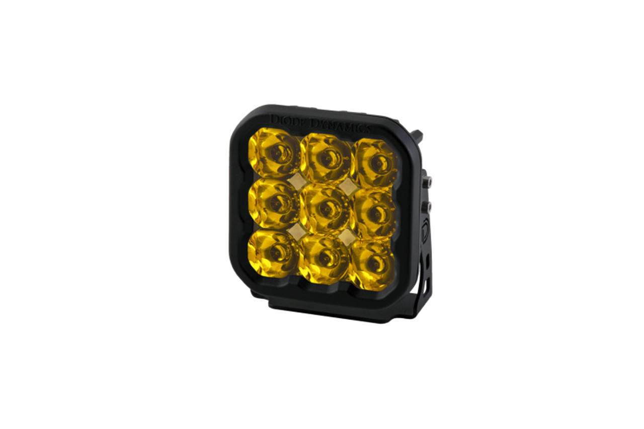 Diode Dynamics SS5 LED Pod Pro - Yellow Spot (Single) - DD6777S