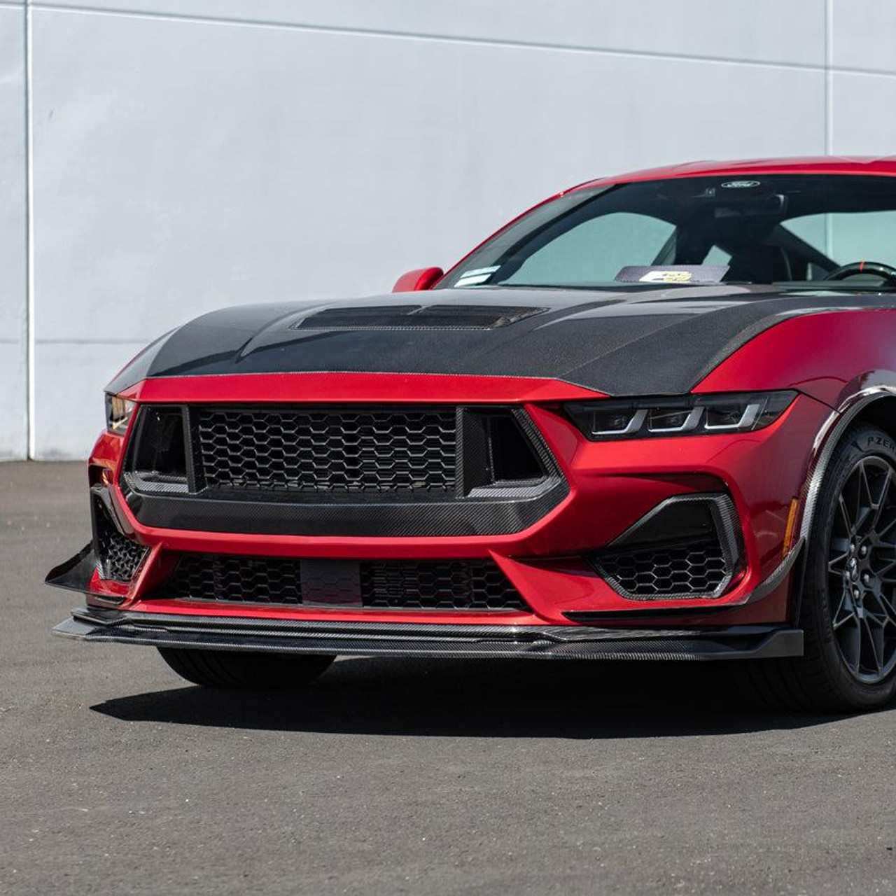 EOS Front Upper Grille - Carbon Fiber - 24+ Mustang S650