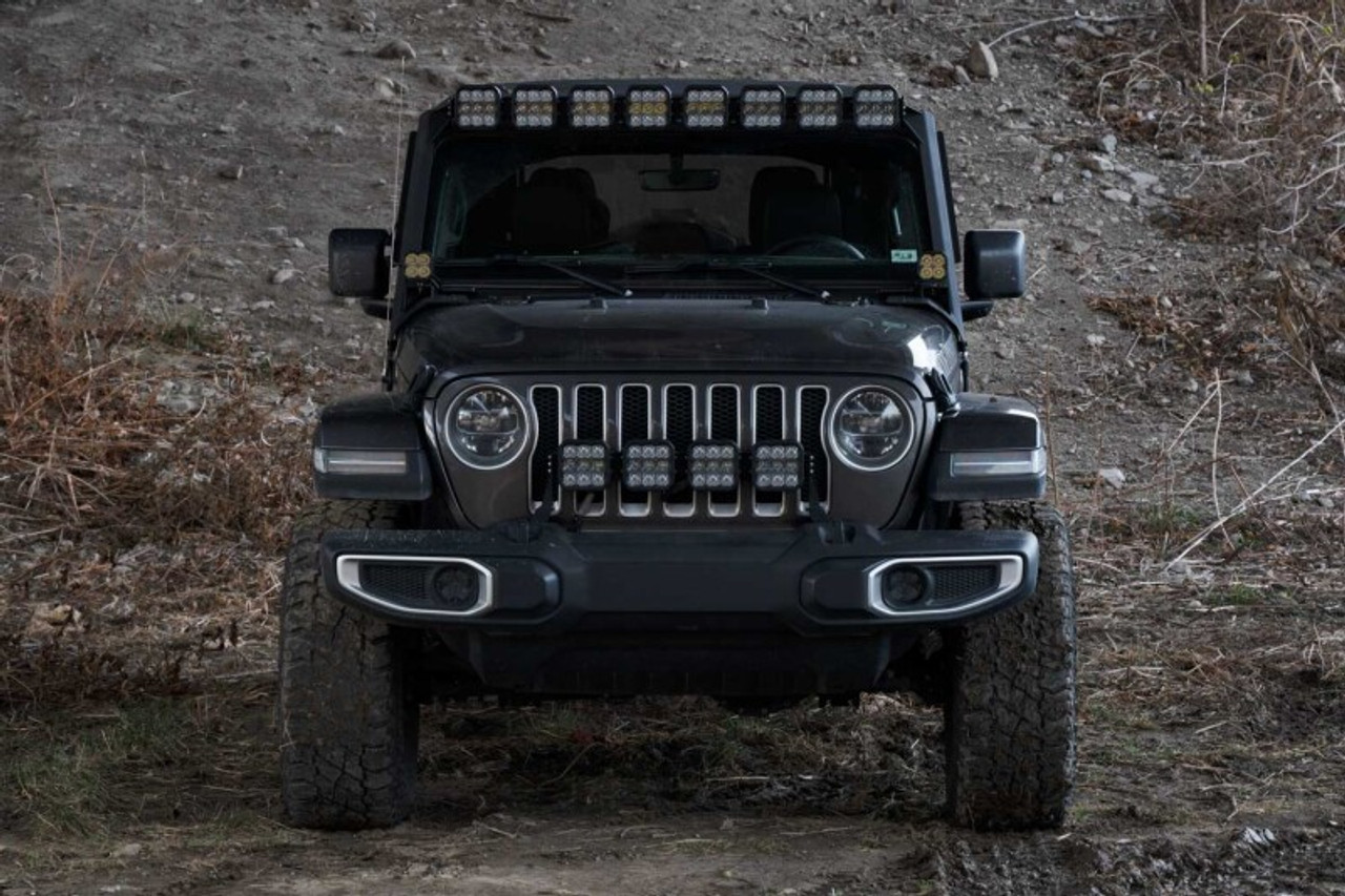 Diode Dynamics Jeep JL SS5 Sport CrossLink Windshield - Yellow Combo Lightbar Kit - DD6822