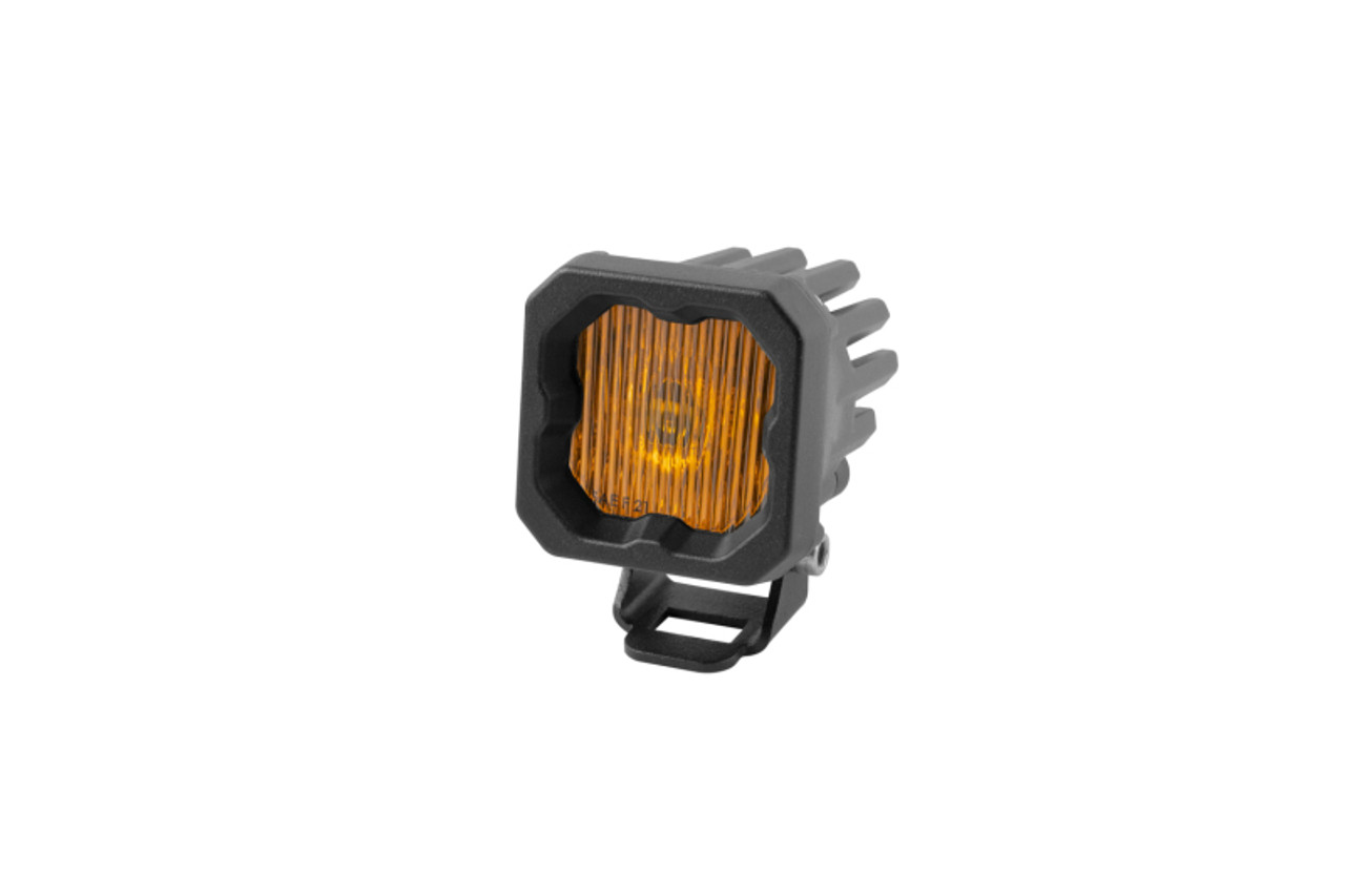 Diode Dynamics Stage Series C1 LED Pod - Yellow SAE Fog Standard ABL Each - DD6848S