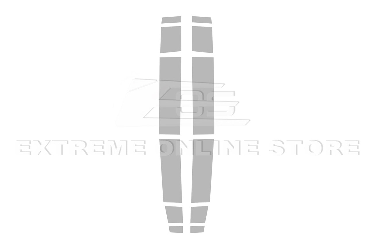EOS Hood & Body Decal - Matte Gray Stripes - 2024+ Mustang S650