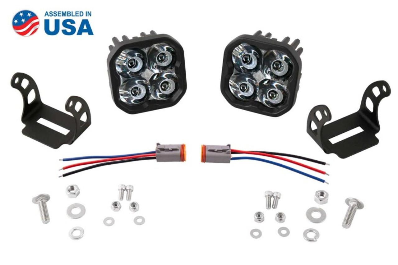 Diode Dynamics SS3 Max ABL - White SAE Fog Standard (Pair) - DD6897P