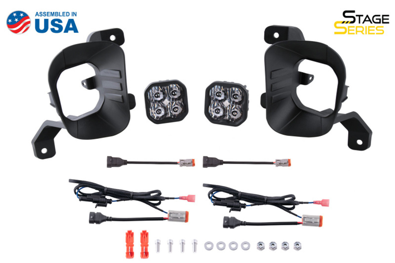 Diode Dynamics SS3 Sport Type Ram Vert Kit ABL - White SAE Driving - DD7083