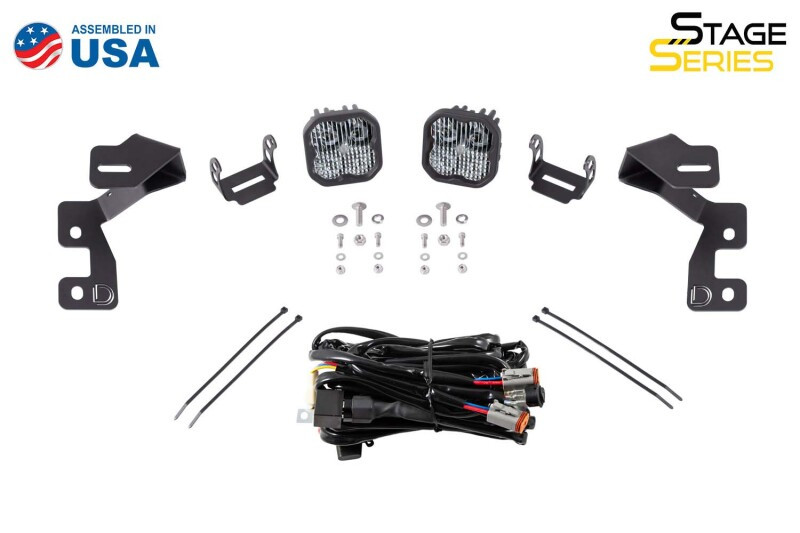 Diode Dynamics 2021 Ford Bronco SS3 LED Ditch Light Kit Sport White Combo - DD7138