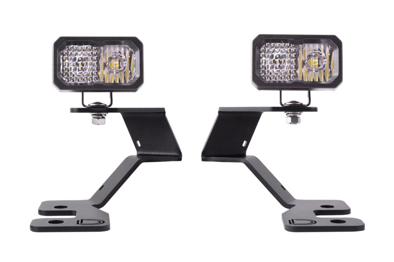 Diode Dynamics 2021 Ford Bronco Sport Stage Series 2in LED Ditch Light Kit - Pro White Combo - DD7144