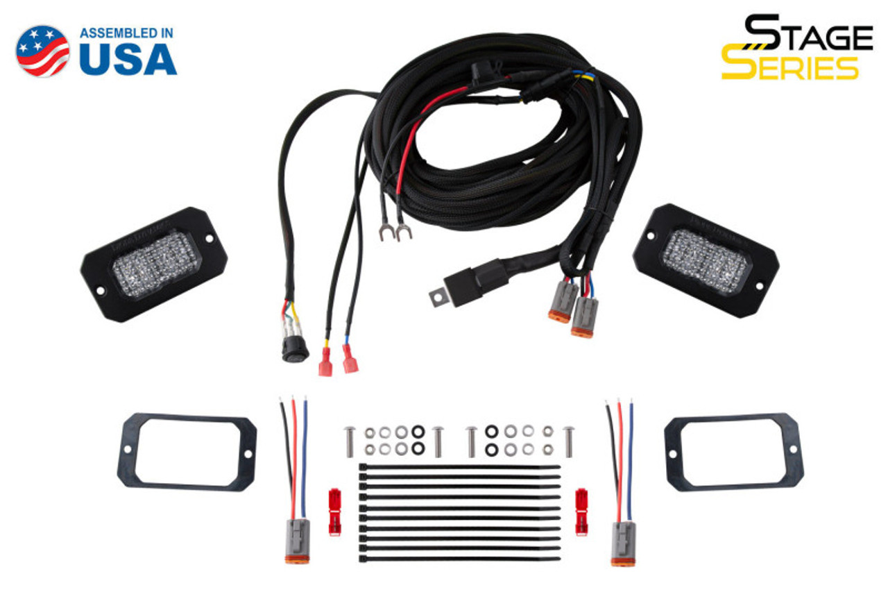 Diode Dynamics Stage Series Flush Mount Reverse Light Kit C1 Sport - DD7146