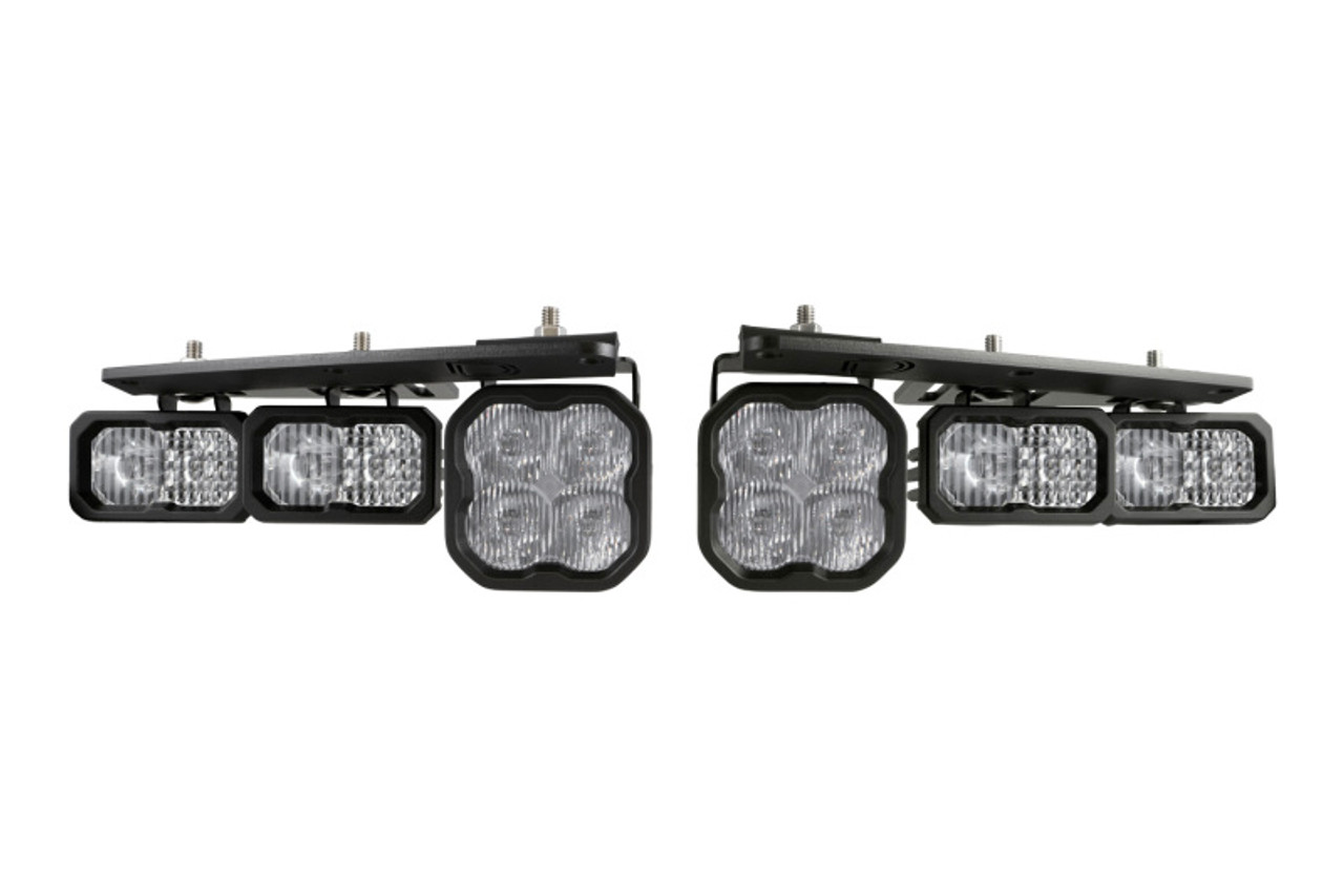 Diode Dynamics 2021 Ford Bronco Fog Pocket Bracket Kit (Pair) - DD7177