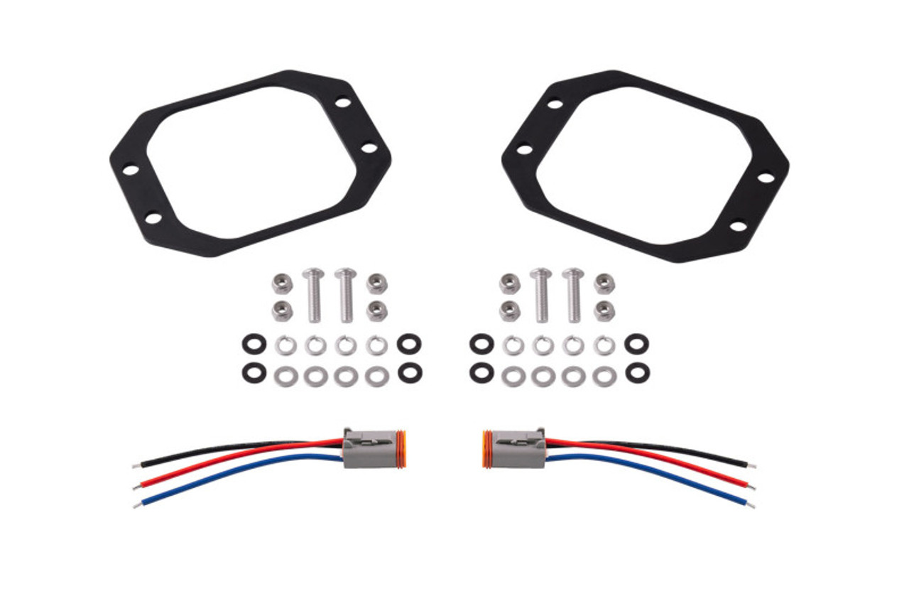 Diode Dynamics SS3 Backlit Flush Mounting Kit (Pair) - DD7189P