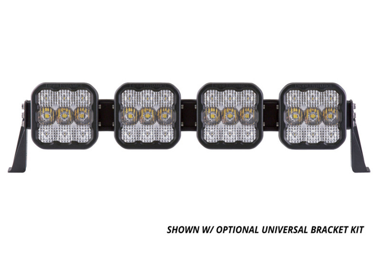 Diode Dynamics SS5 Sport Universal CrossLink 4-Pod Lightbar - White Driving - DD7206