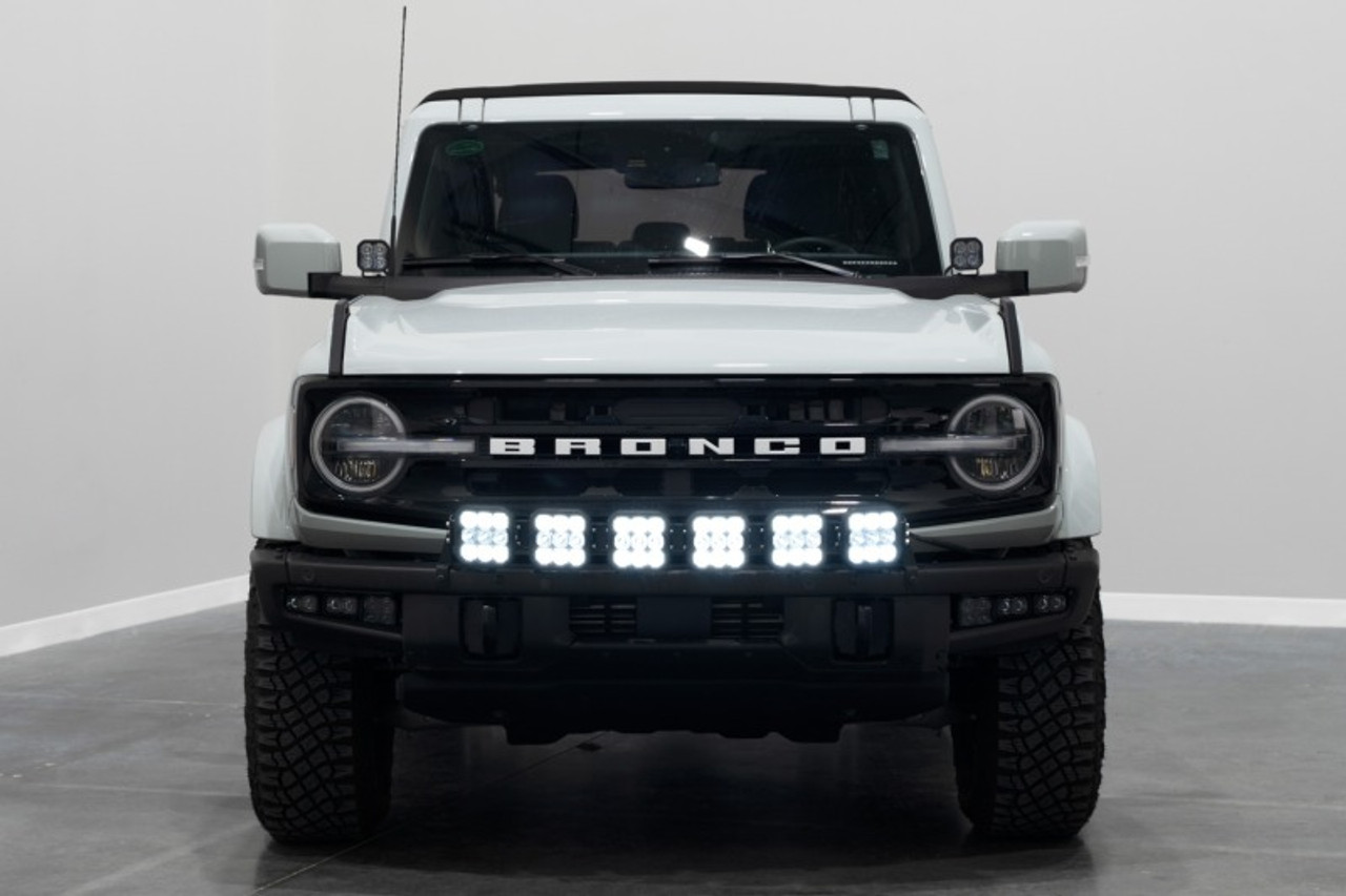 Diode Dynamics Bronco SS5 6-Pod CrossLink Grille Lightbar Kit Sport - White Combo - DD7235