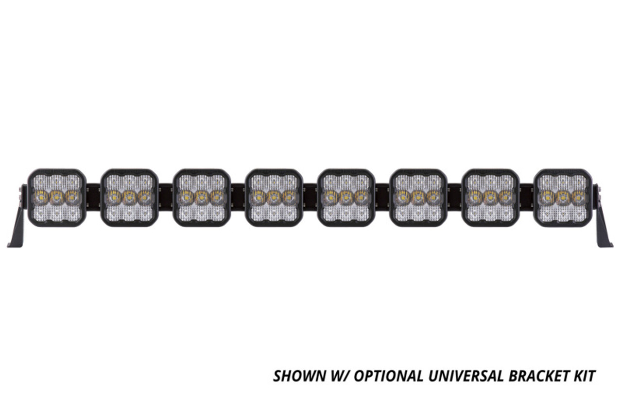 Diode Dynamics SS5 Pro Universal CrossLink 8-Pod Lightbar - Yellow Combo - DD7249