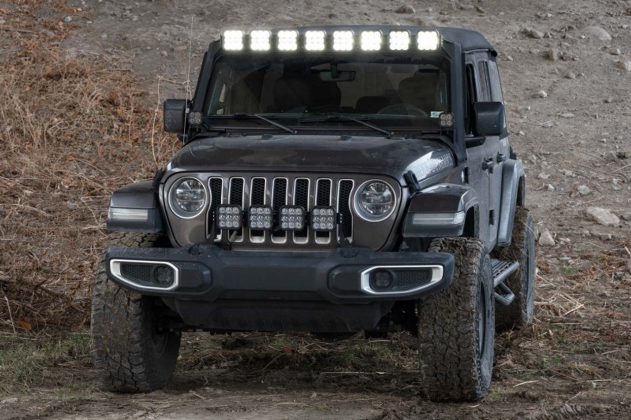 Diode Dynamics Jeep JL SS5 Pro CrossLink Windshield - White Combo Lightbar Kit - DD7262