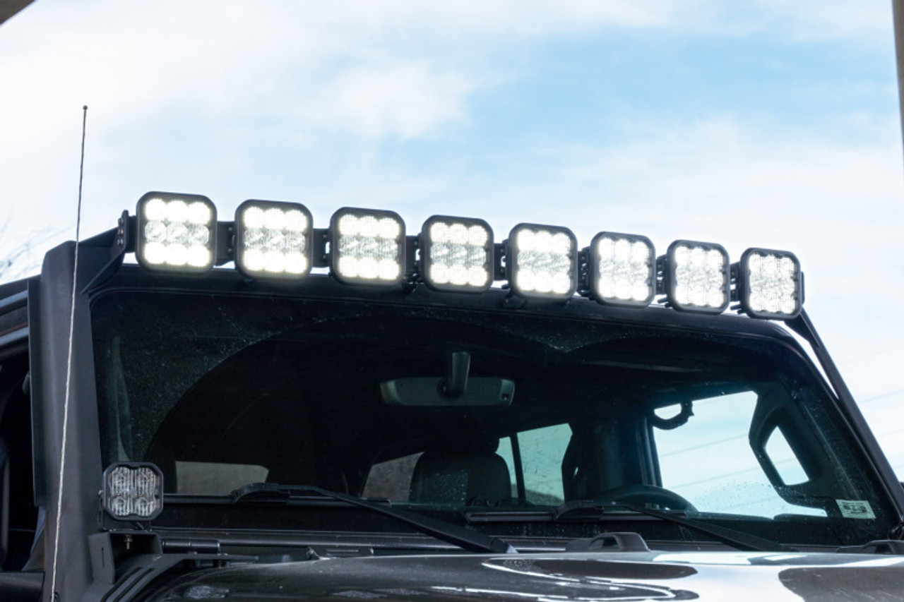 Diode Dynamics Jeep JL SS5 Pro CrossLink Windshield - White Combo Lightbar Kit - DD7262
